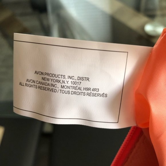 Avon Crossbody Bag Coral Orange New without Tag - Picture 7 of 9